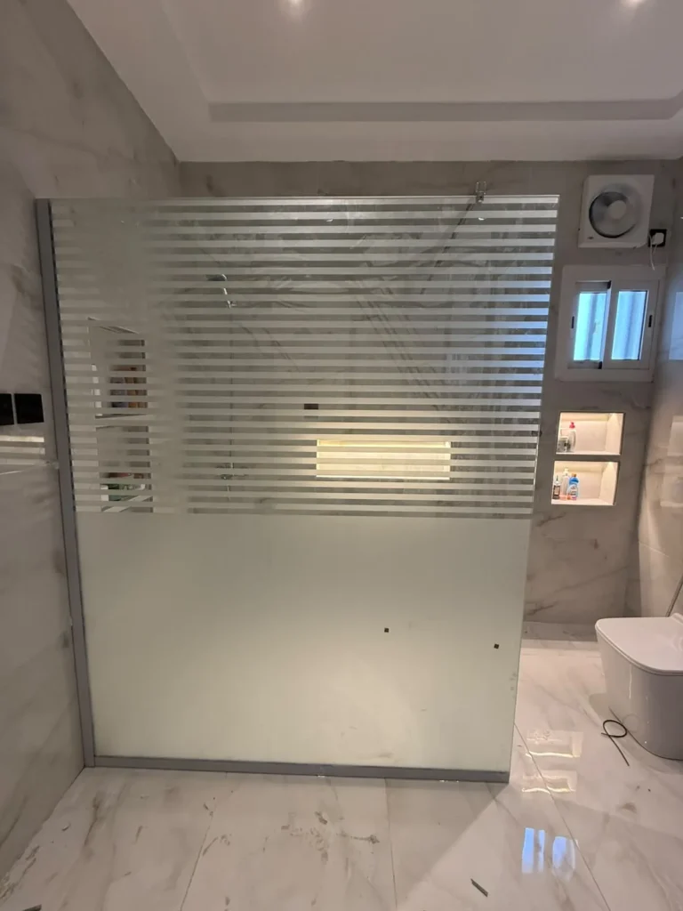 شاور زجاج سيكوريت بالمقاس